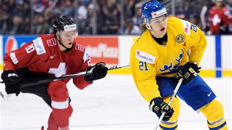 Ishockey: Sverige möter Schweiz i JVM.